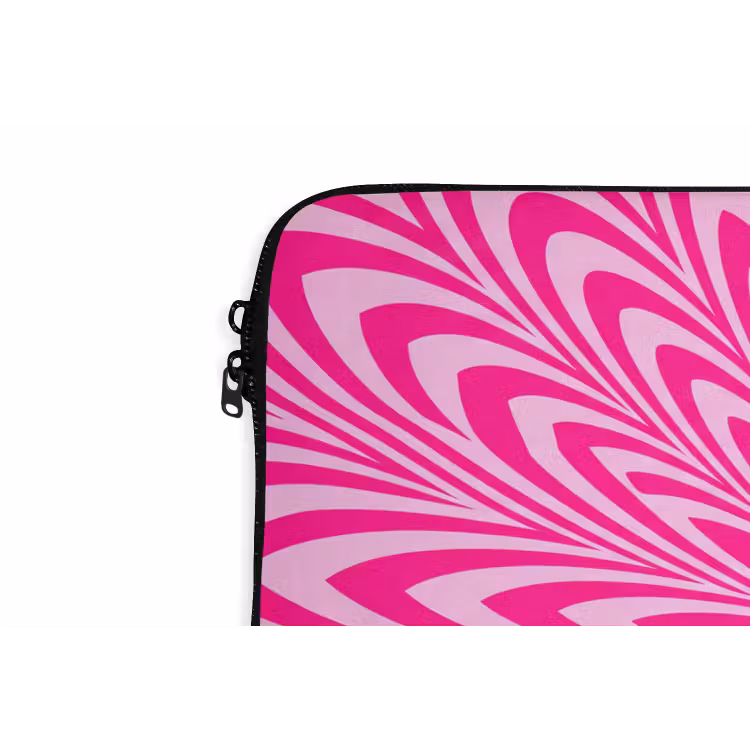 Laptop hülle - Muster – Optisch – Rosa — 5