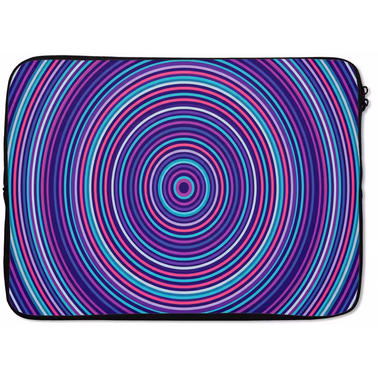 Laptop hülle - Zusammenfassung – Kreise – Bunt — 1