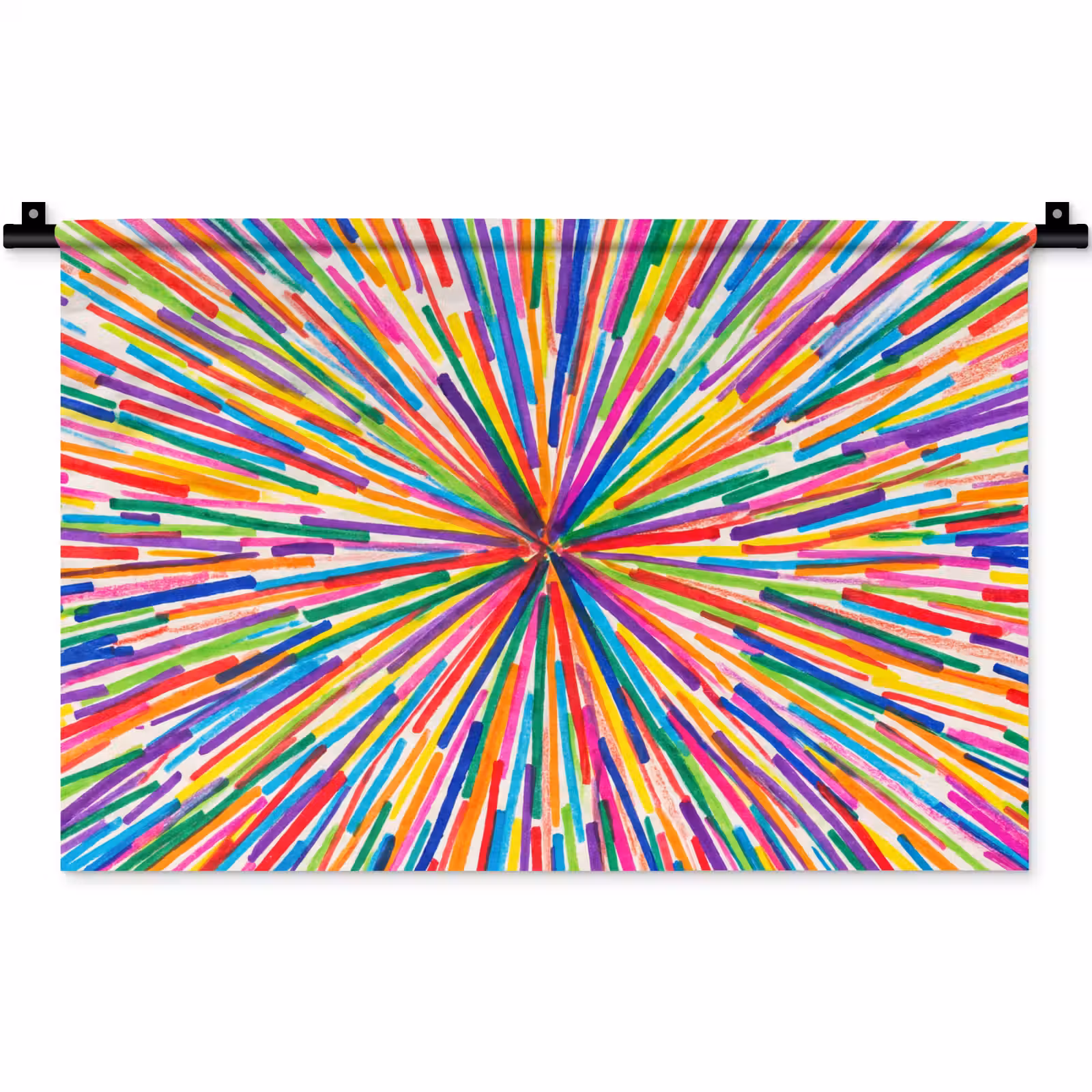 Wandteppich - Linien – Bunt – Abstrakt — 1