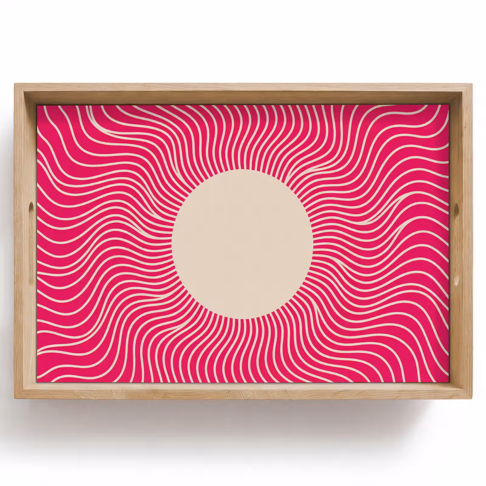 Tablett - Zusammenfassung – Muster – Rosa — 1