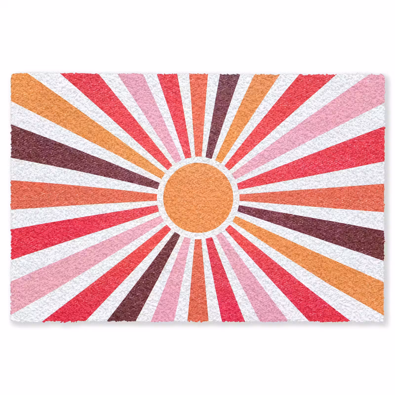 Teppich - Sonne – Strahlen – Abstrakt – Farbenfroh — 1