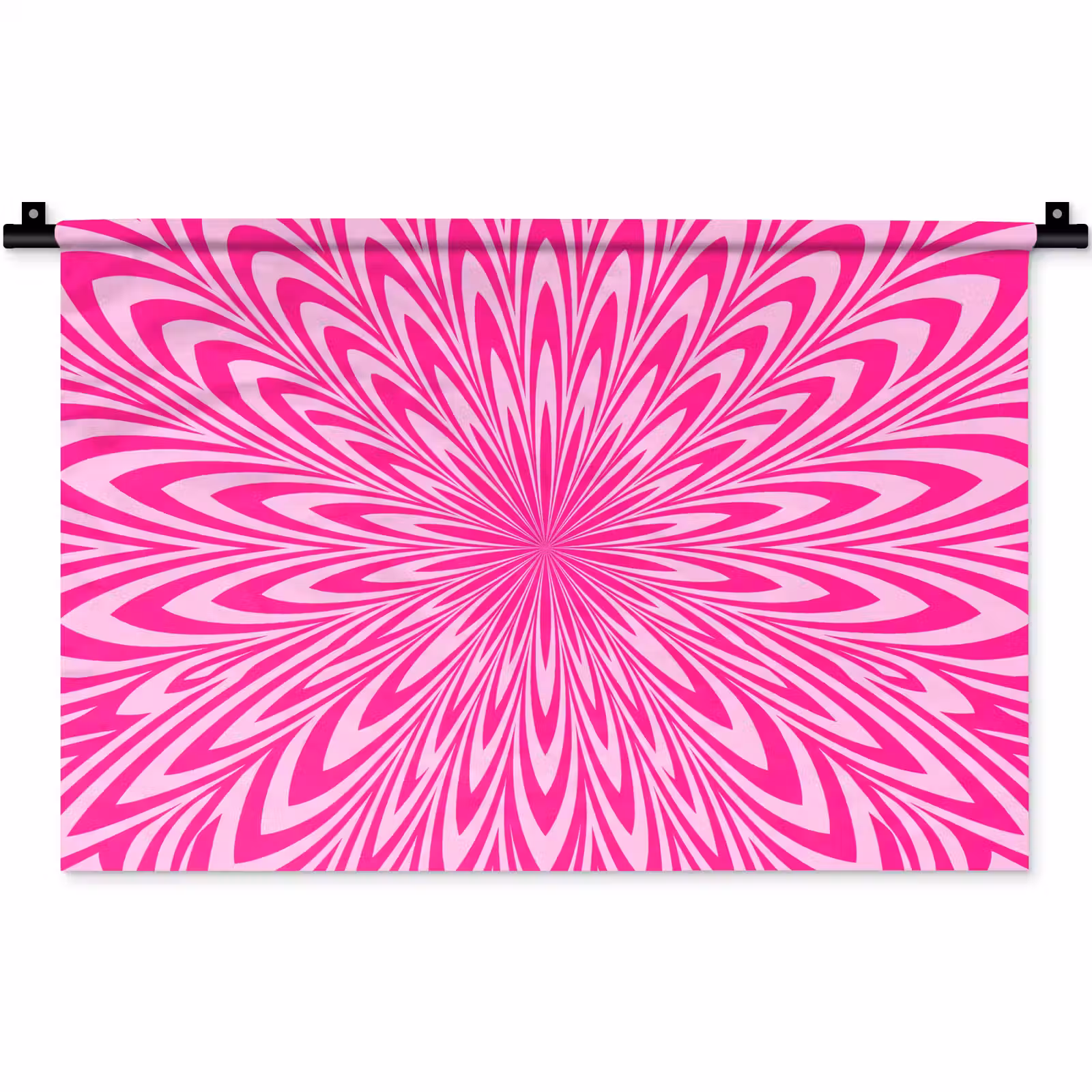 Wandteppich - Muster – Optisch – Rosa — 1