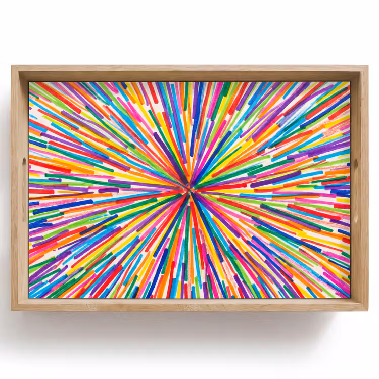 Tablett - Linien – Bunt – Abstrakt — 1