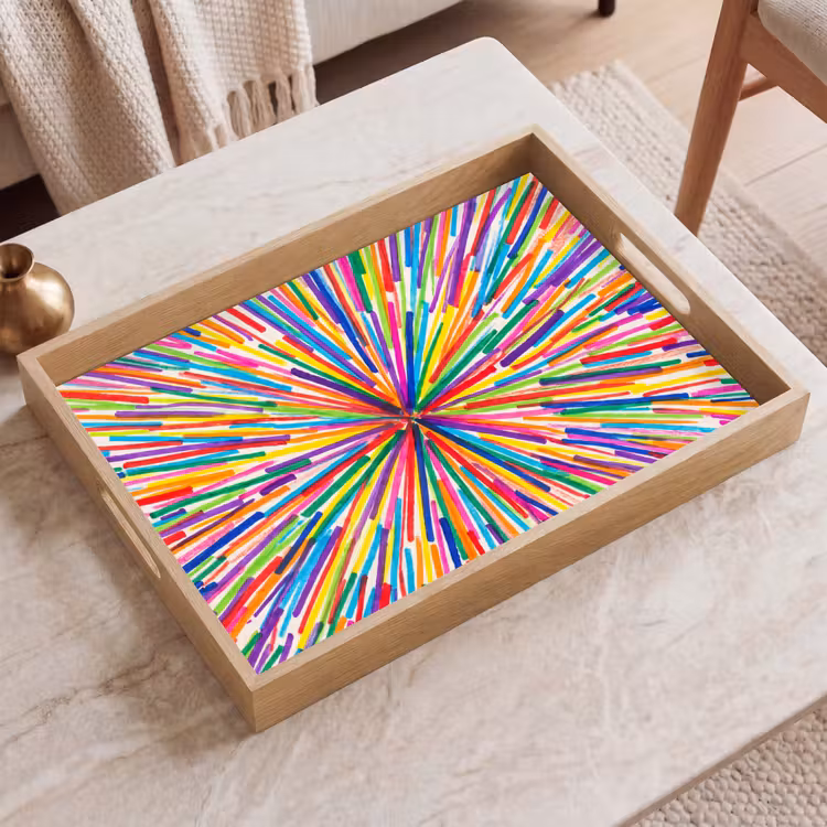 Tablett - Linien – Bunt – Abstrakt — 2