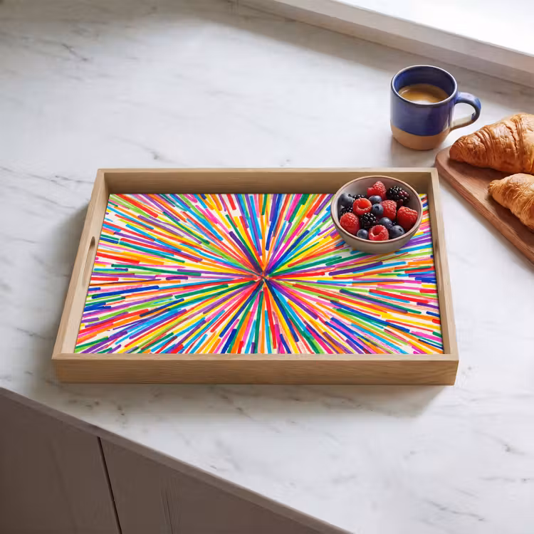 Tablett - Linien – Bunt – Abstrakt — 4