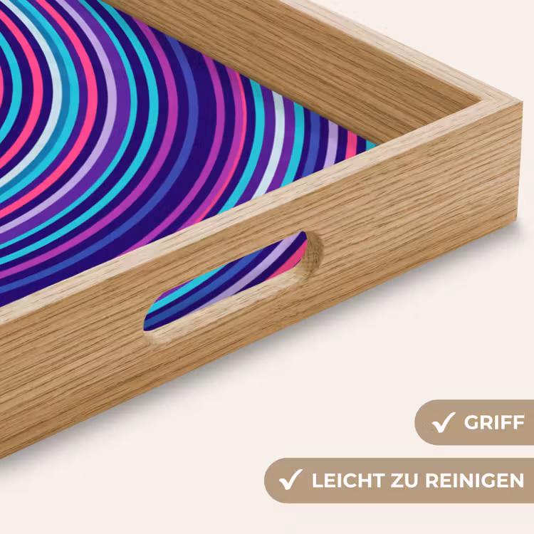 Tablett - Zusammenfassung – Kreise – Bunt — 5