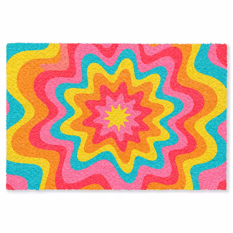 Teppich - Muster – Wellenförmig – Bunt — 1