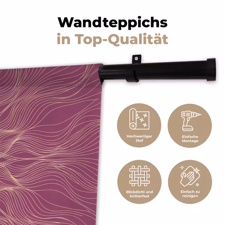 Wandteppich - Linien – Muster – Abstrakt — 7