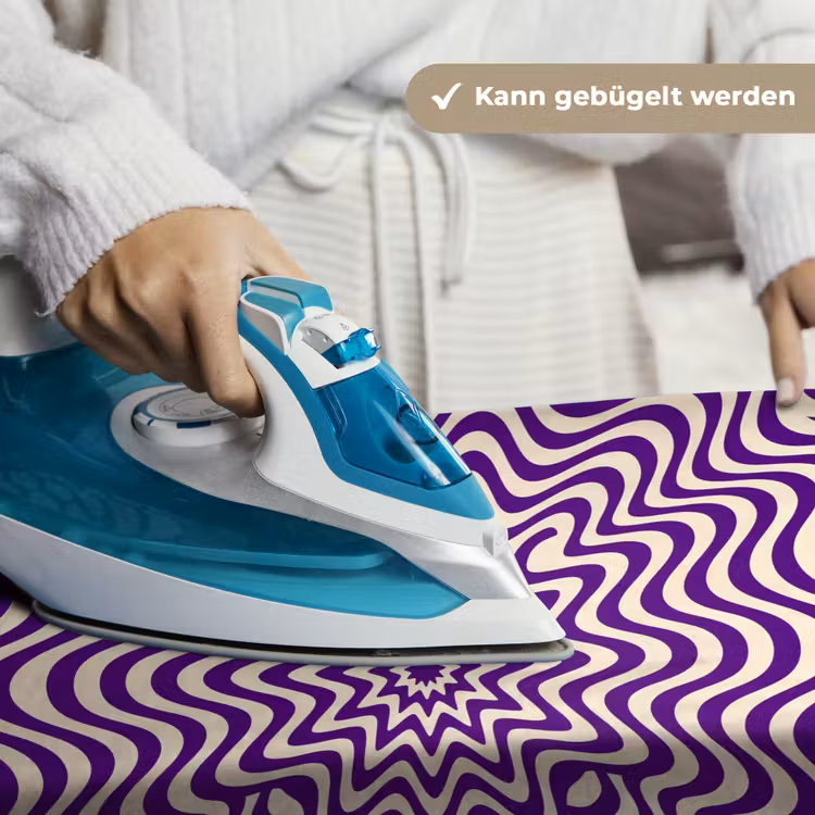 Wandteppich - Zusammenfassung – Wellen – Optisch – Modern – Lila — 10
