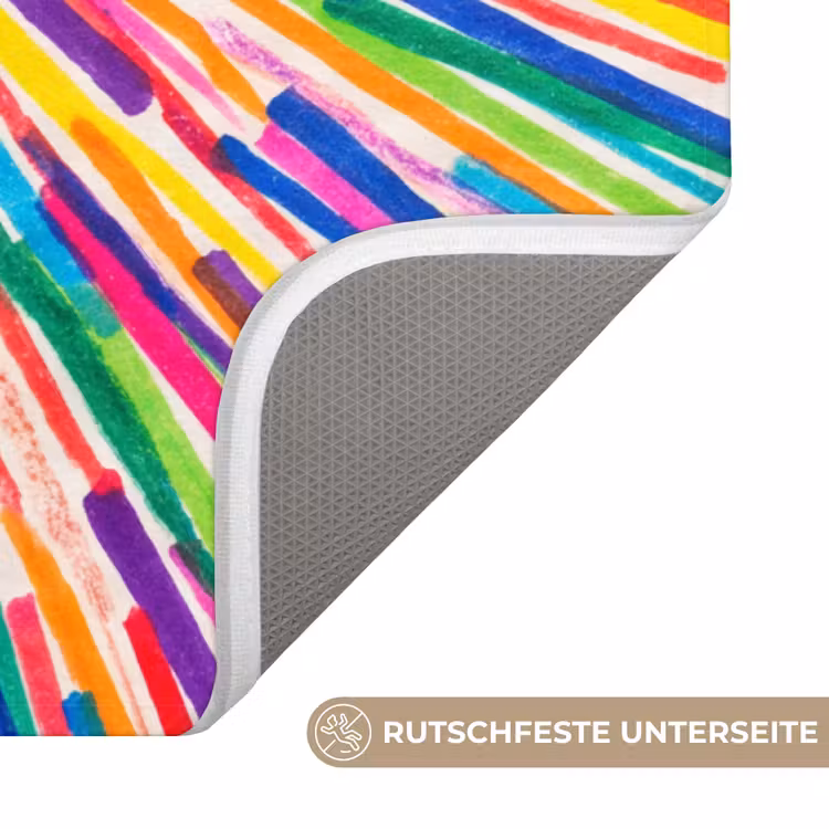 WC Vorleger - Linien – Bunt – Abstrakt — 3