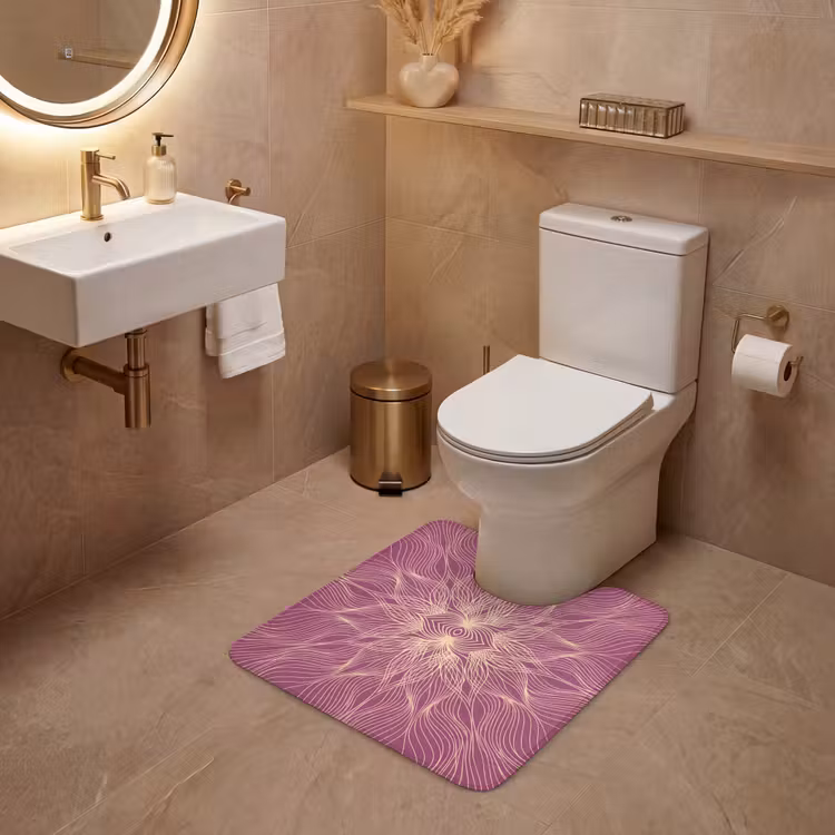 WC Vorleger - Linien – Muster – Abstrakt — 4