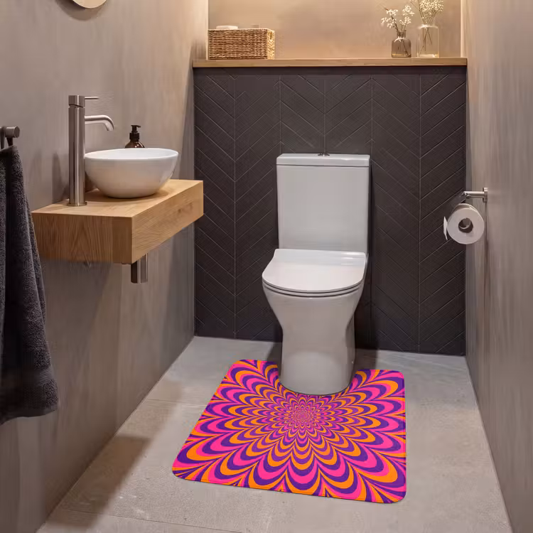 WC Vorleger - Muster – Optisch – Bunt — 2