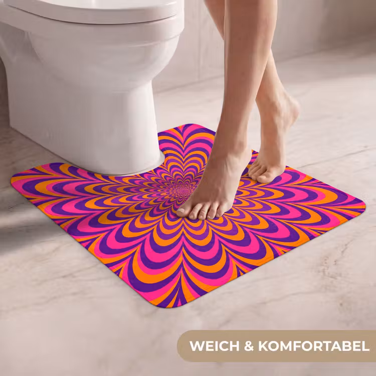 WC Vorleger - Muster – Optisch – Bunt — 5
