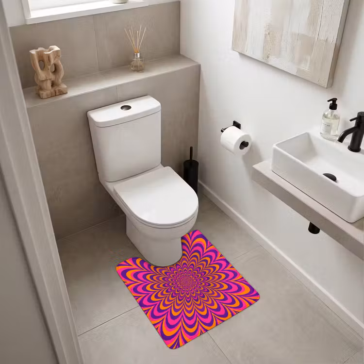 WC Vorleger - Muster – Optisch – Bunt — 6