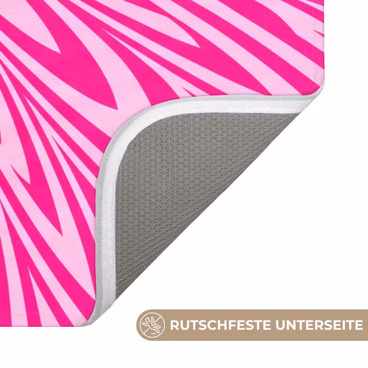 WC Vorleger - Muster – Optisch – Rosa — 3