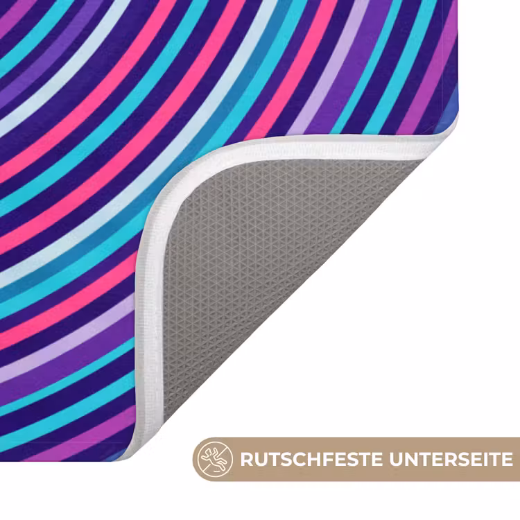 WC Vorleger - Zusammenfassung – Kreise – Farbenfroh — 3