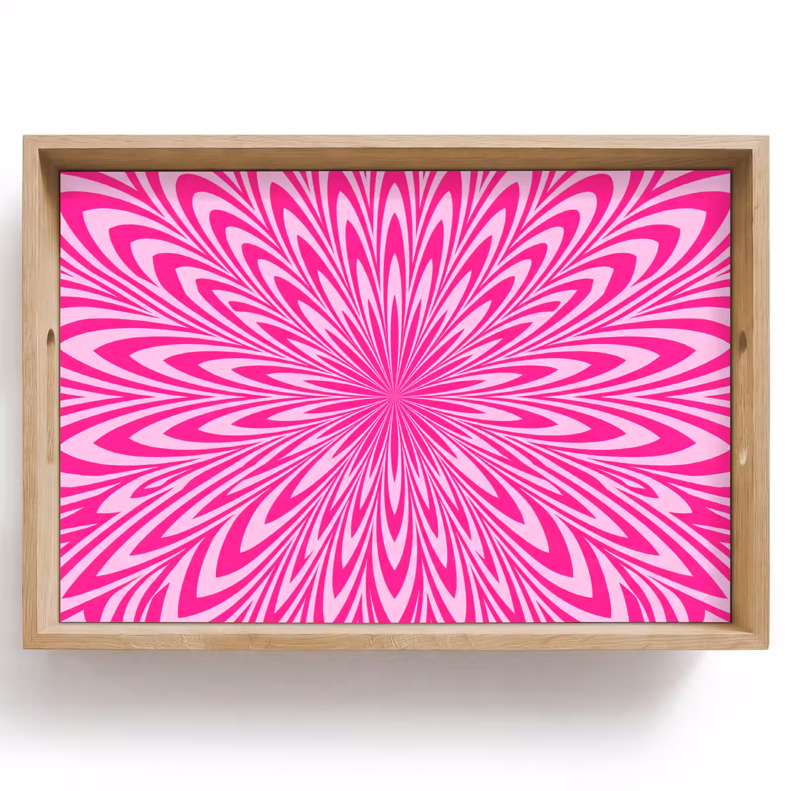 Tablett - Muster – Optisch – Rosa — 1