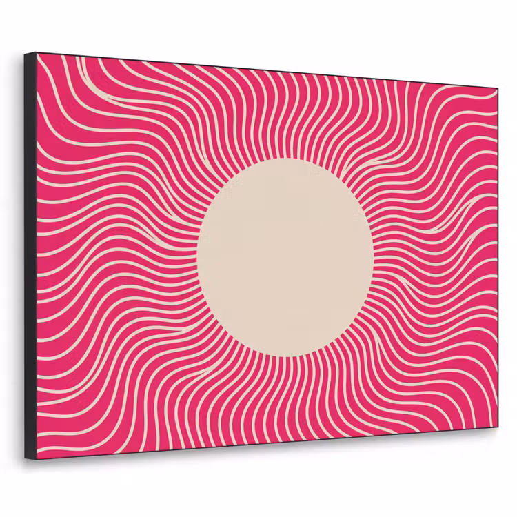 Art Frame - Zusammenfassung – Muster – Rosa — 1