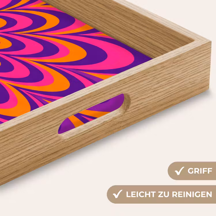 Tablett - Muster – Optisch – Bunt — 5