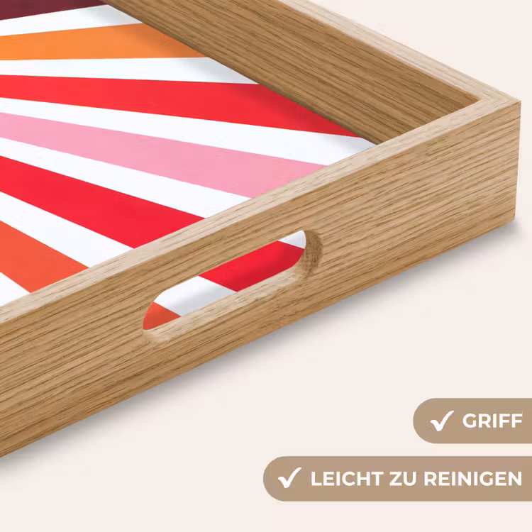 Tablett - Sonne – Strahlen – Abstrakt – Farbenfroh — 5