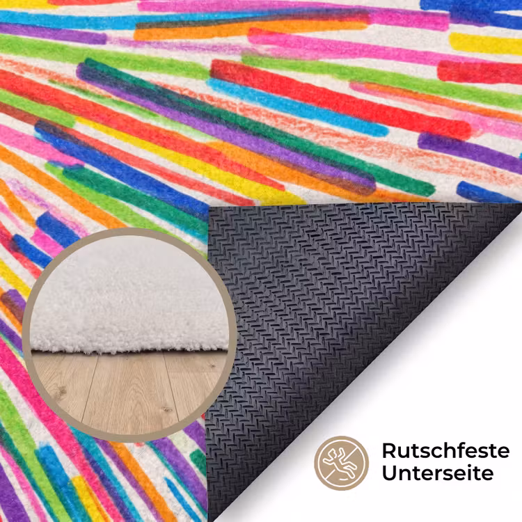 Teppich - Linien – Bunt – Abstrakt — 4