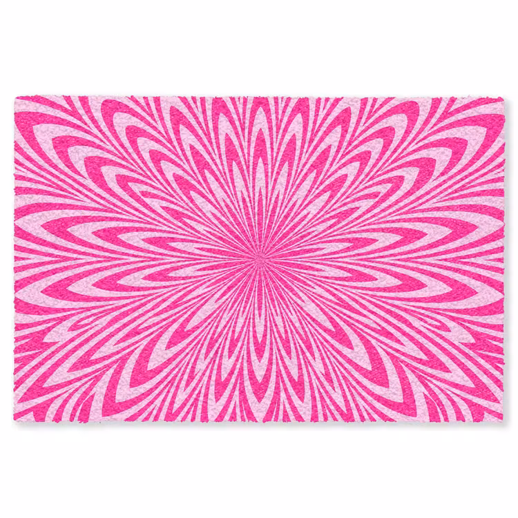 Teppich - Muster – Optisch – Rosa — 1