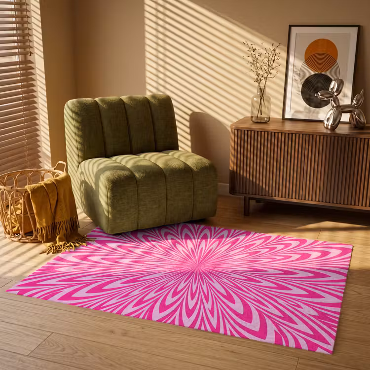 Teppich - Muster – Optisch – Rosa — 2