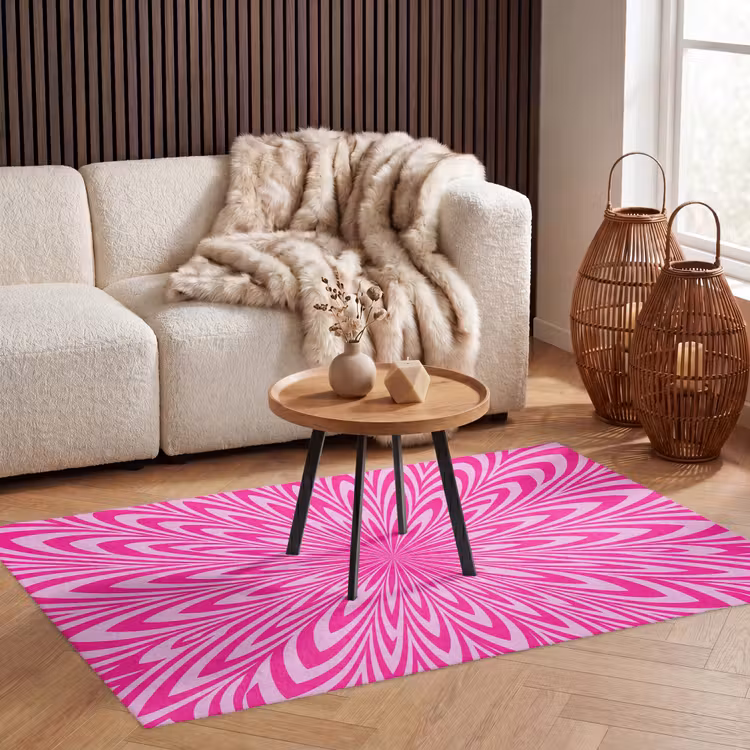 Teppich - Muster – Optisch – Rosa — 3