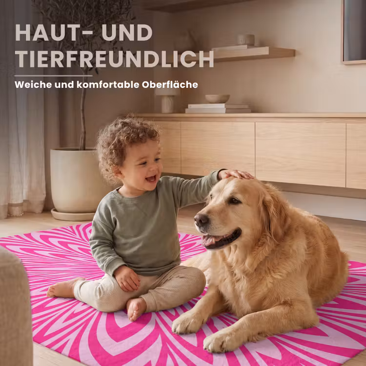 Teppich - Muster – Optisch – Rosa — 6