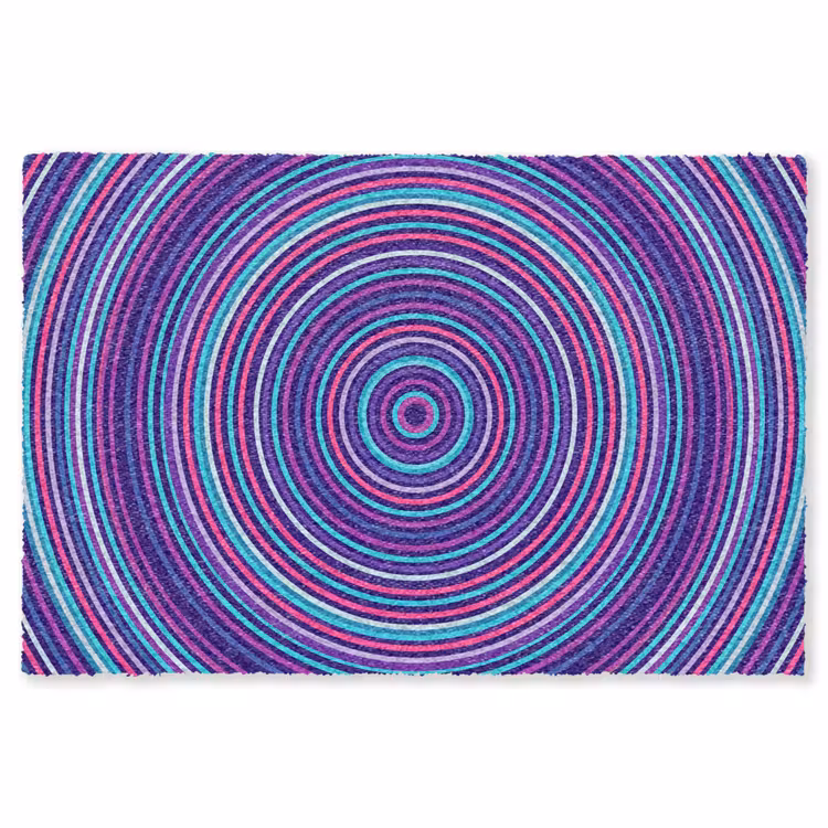 Teppich - Zusammenfassung – Kreise – Farbenfroh — 1