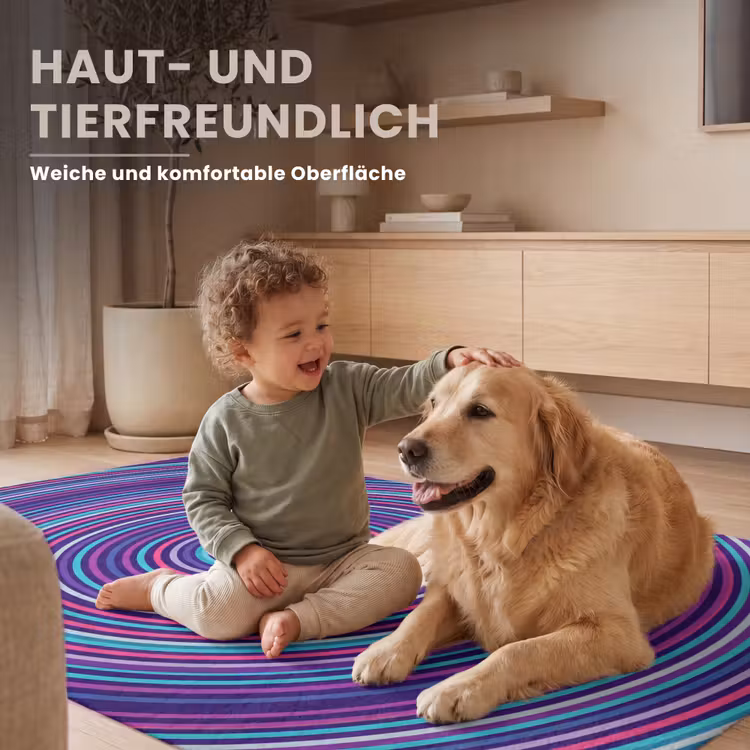 Teppich - Zusammenfassung – Kreise – Farbenfroh — 6