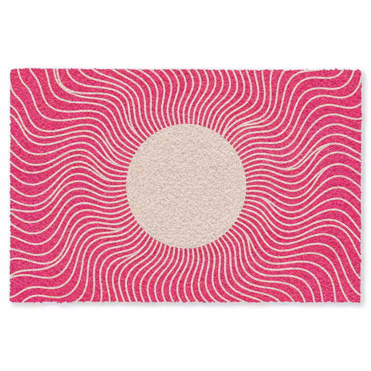Teppich - Zusammenfassung – Muster – Rosa — 1