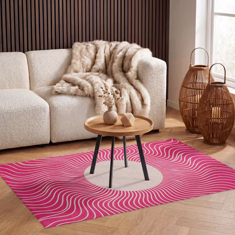 Teppich - Zusammenfassung – Muster – Rosa — 3
