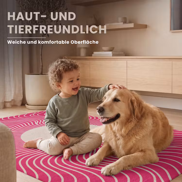 Teppich - Zusammenfassung – Muster – Rosa — 6