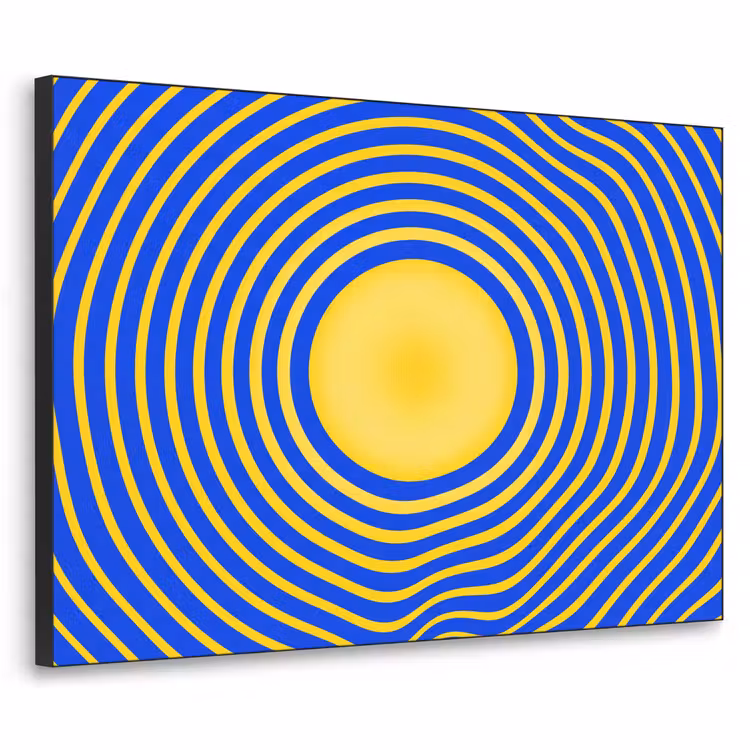 Art Frame - Abstraktes Muster – Blau — 1