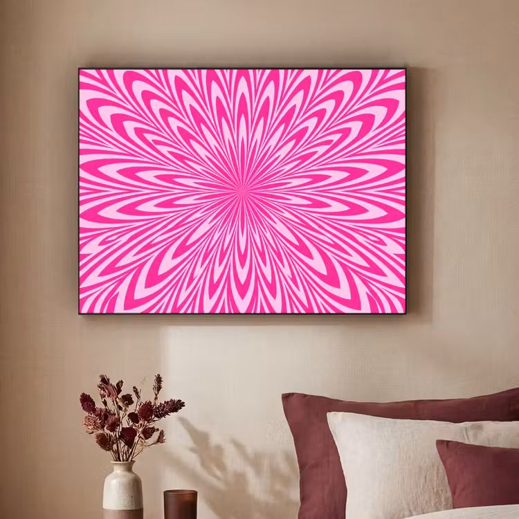 Art Frame - Muster – Optisch – Rosa — 2