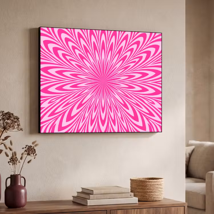 Art Frame - Muster – Optisch – Rosa — 3