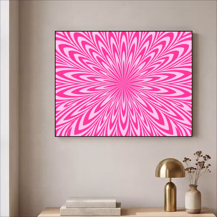 Art Frame - Muster – Optisch – Rosa — 4