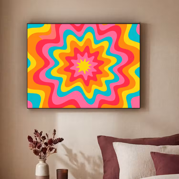 Art Frame - Muster – Wellenförmig – Bunt — 2