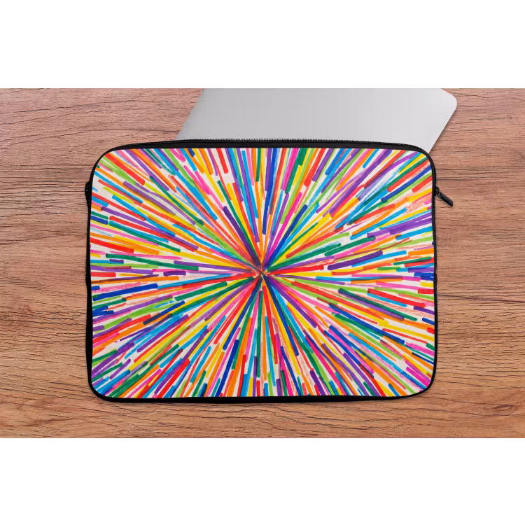 Laptop hülle - Linien – Bunt – Abstrakt — 2