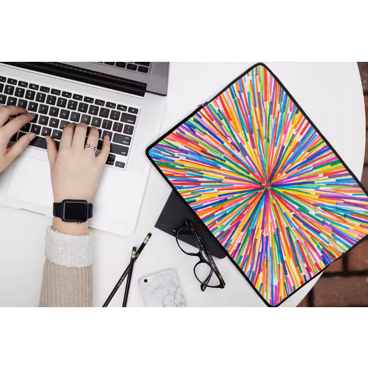 Laptop hülle - Linien – Bunt – Abstrakt — 3