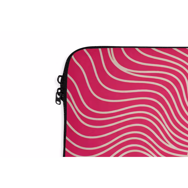 Laptop hülle - Zusammenfassung – Muster – Rosa — 5