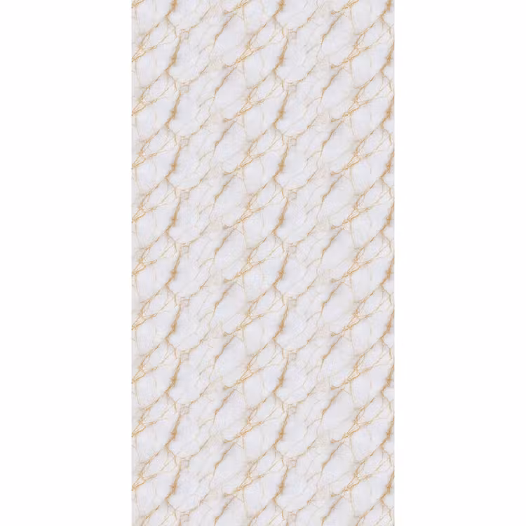 Tapete - Weiß - Gold - Marmor - Adern — 2