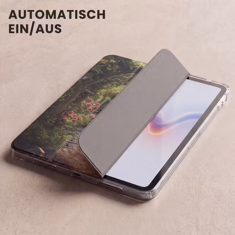 iPad-Hülle - Ausblick - Landschaft - Blumen - Gartenbogen - Natur — 5