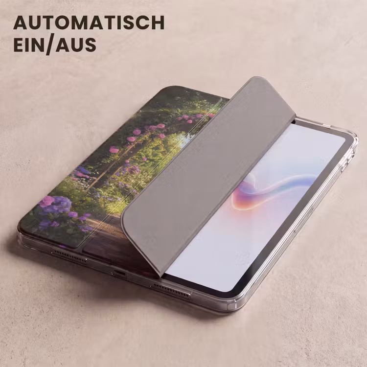 iPad-Hülle - Durchblick - Rosenbogen - Ansichten - Landschaft - Blumen — 5