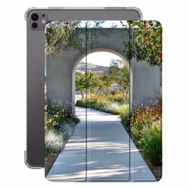 iPad-Hülle - Durchblick - Weg - Beton - Landschaft — 1