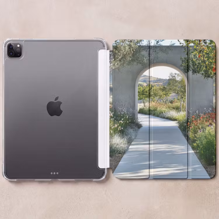 iPad-Hülle - Durchblick - Weg - Beton - Landschaft — 6
