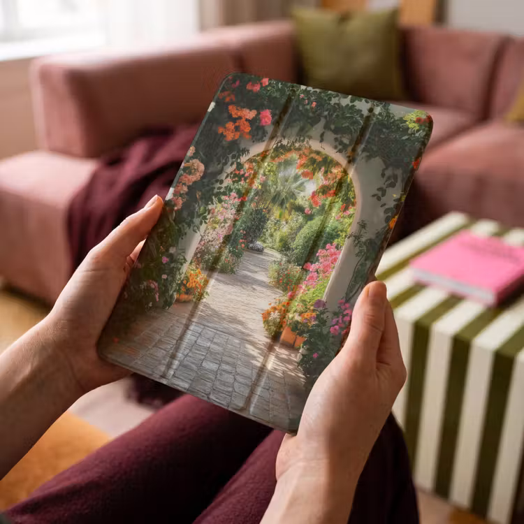 iPad-Hülle - vista - Blumen - Natur - Blumengarten — 4