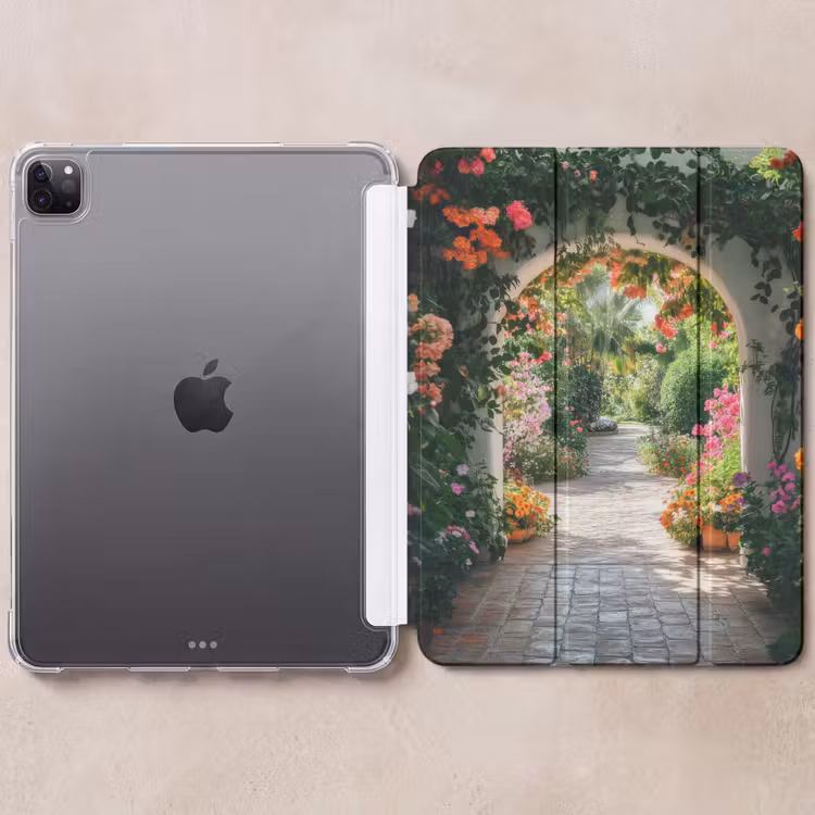 iPad-Hülle - vista - Blumen - Natur - Blumengarten — 6