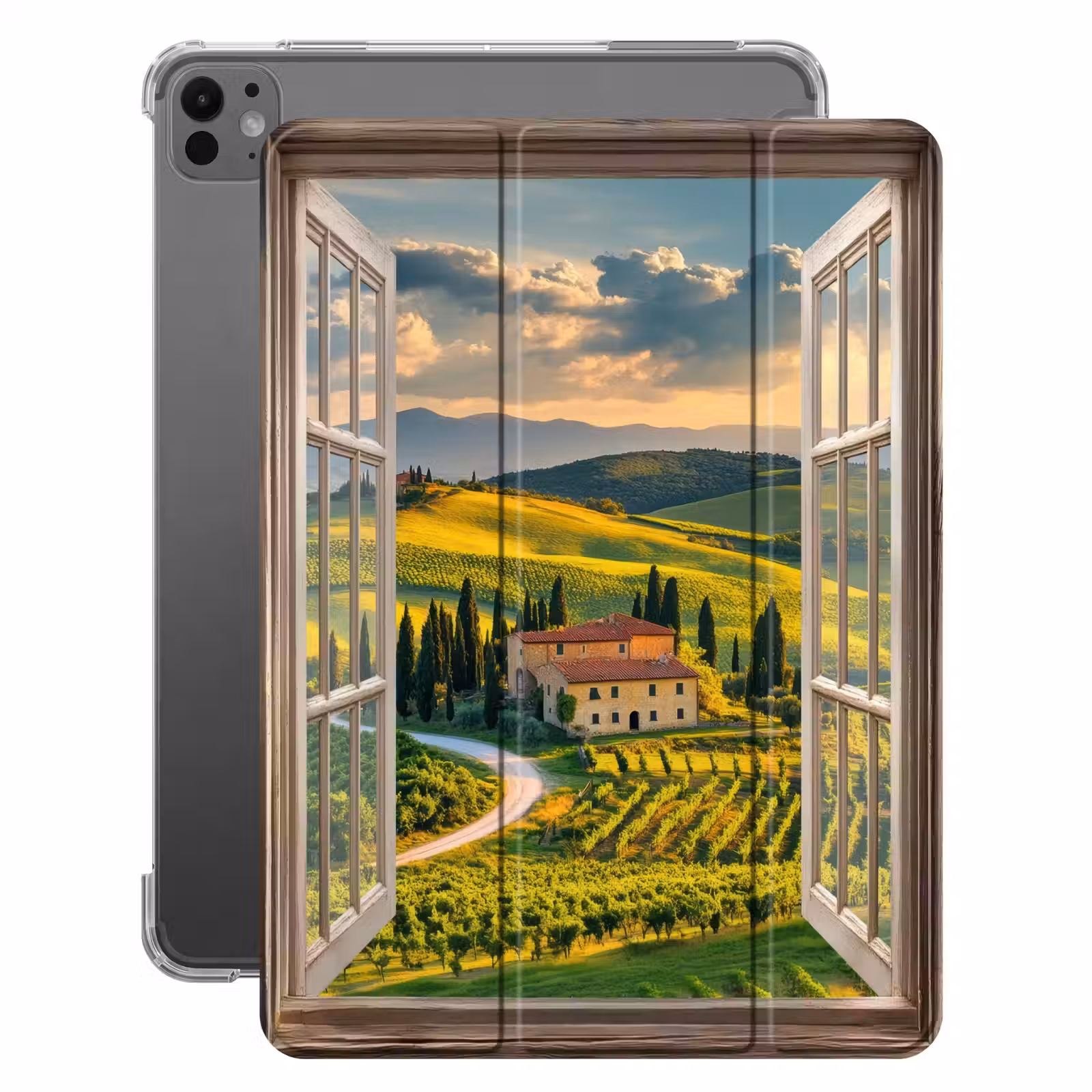 iPad-Hülle - Ansichten - Toskana - Landschaft - Sommer — 1